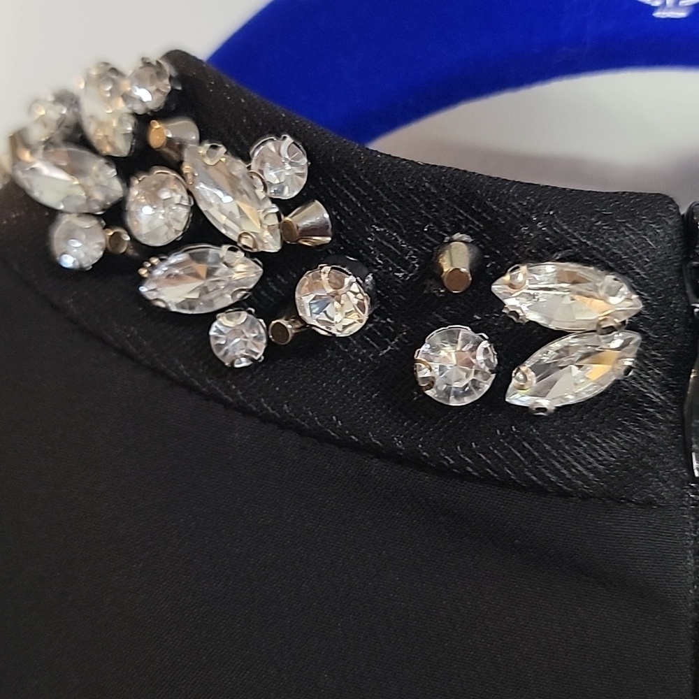 ELIZA J JEWEL NECK SLEEVELESS LBD SZ 2 - Picture 13 of 15